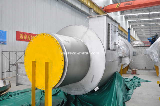 PED-Titan-Druckbehälter-Wärmetauscher aus exotischem Metall